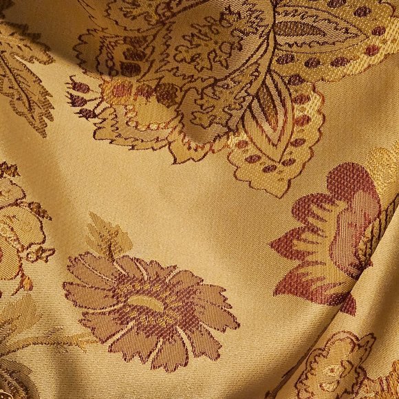 RARE CROSCILL OLIMPIA FLORAL FLOWER 110"x17" PRIMA VALANCE WINDOW TREATMENT - Picture 10 of 14